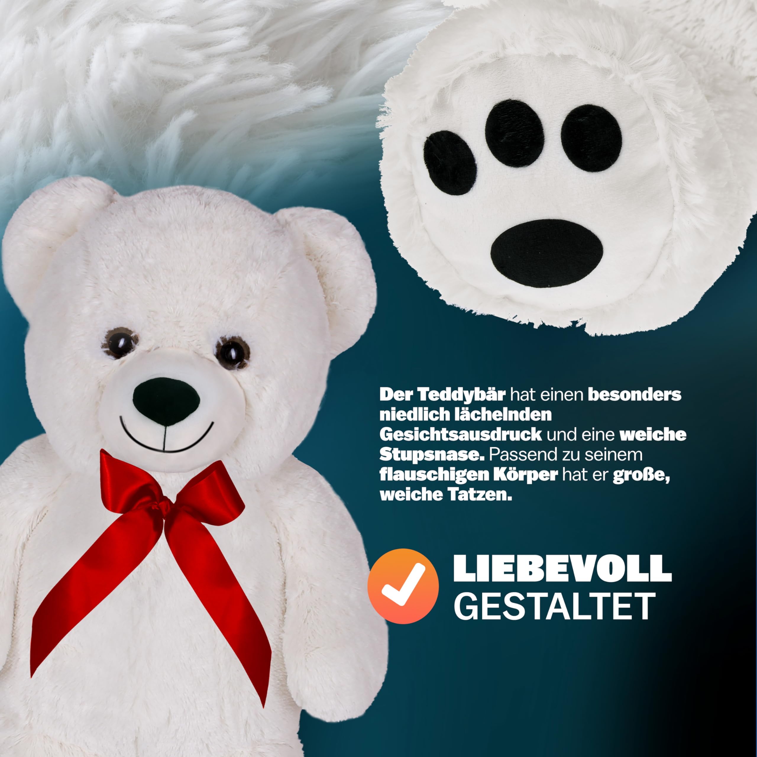 Teddy Plüschtier 30cm Mit Kuchen & Hut - Niedlicher Geburtstagsbär Geschenk