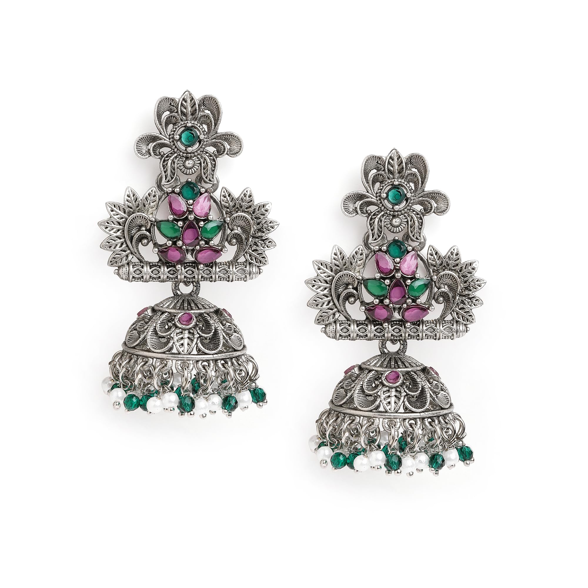Hot And Bold Handcrafted Afghani Ethnic Earrings for Women - Exquisite Traditional Jewelry (Afghan Charm Jhumkas) (B0CYT3C1ZT) Amazon Price History, Amazon Price Tracker