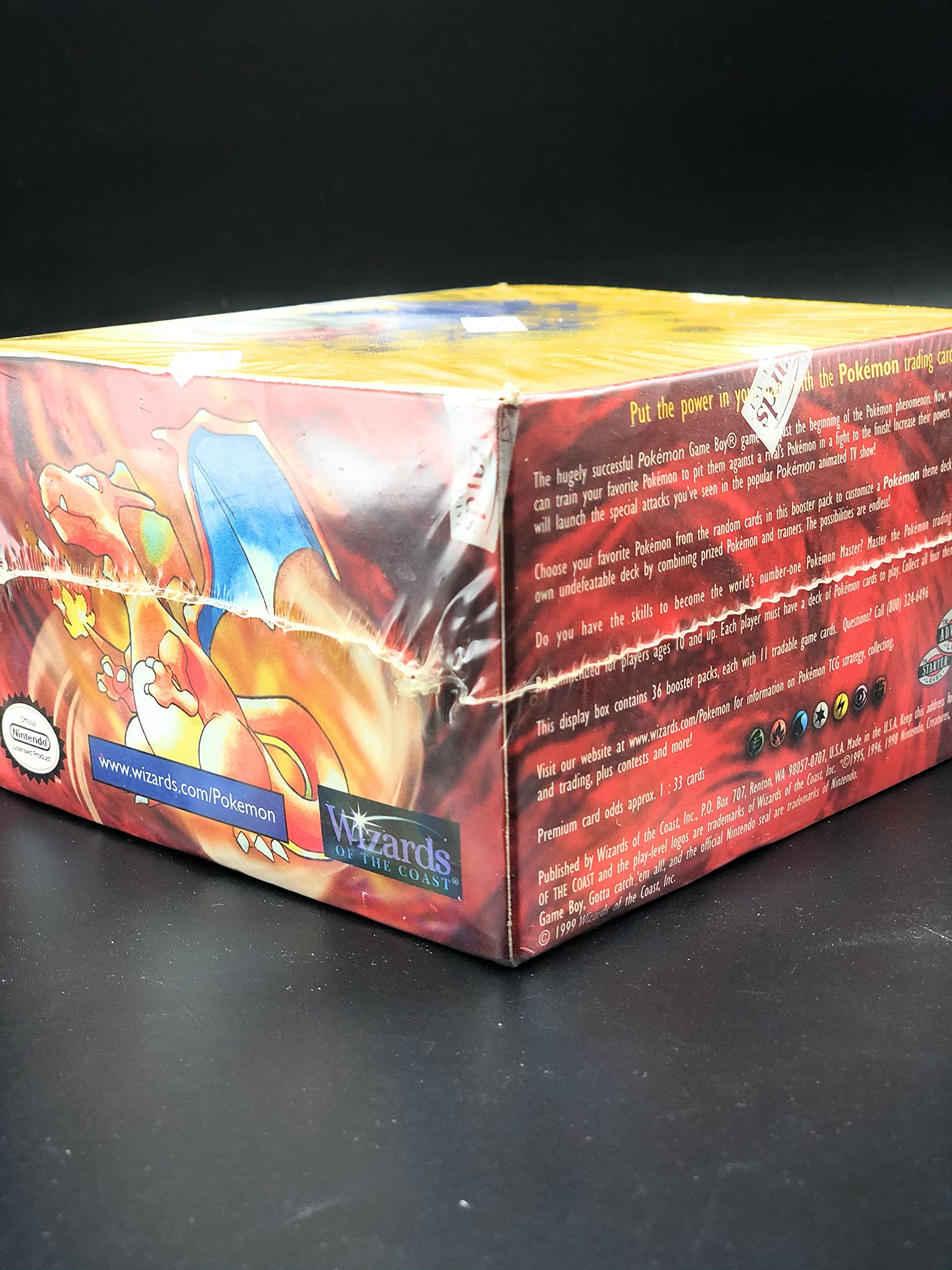 pokemon card game basic base set 1 booster box 36p11c 1st Edition SPANISH Pokmon Pack This booster box comes with 36 booster packs with each booster pack containing 10 random cards from the Sun Wizards of the Coast 36P11C
