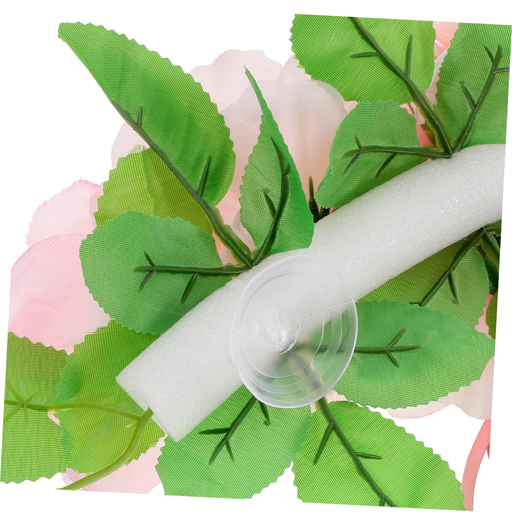 Abaodam Hochzeitsauto Dekoration mit Künstlichen Seidenrosen in Rosa Verblassungsbeständig und Elegant Inklusive Autohaubenschleife für Fahrzeug und Feierdeko