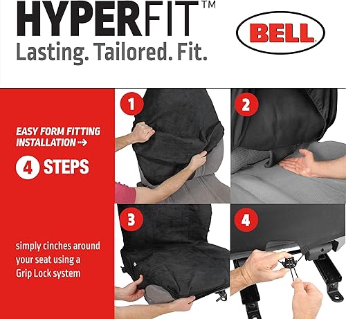 Miniatura 4 de Kit completo de asiento y cubierta para volante Bell Automotive Baja Blanket, Asiento