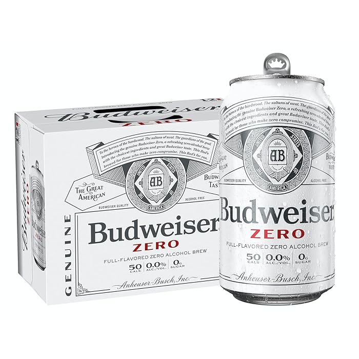 Buy Orchard Hill [Pack of 12] Budweiser Full Flavored Zero Alcohol Brew