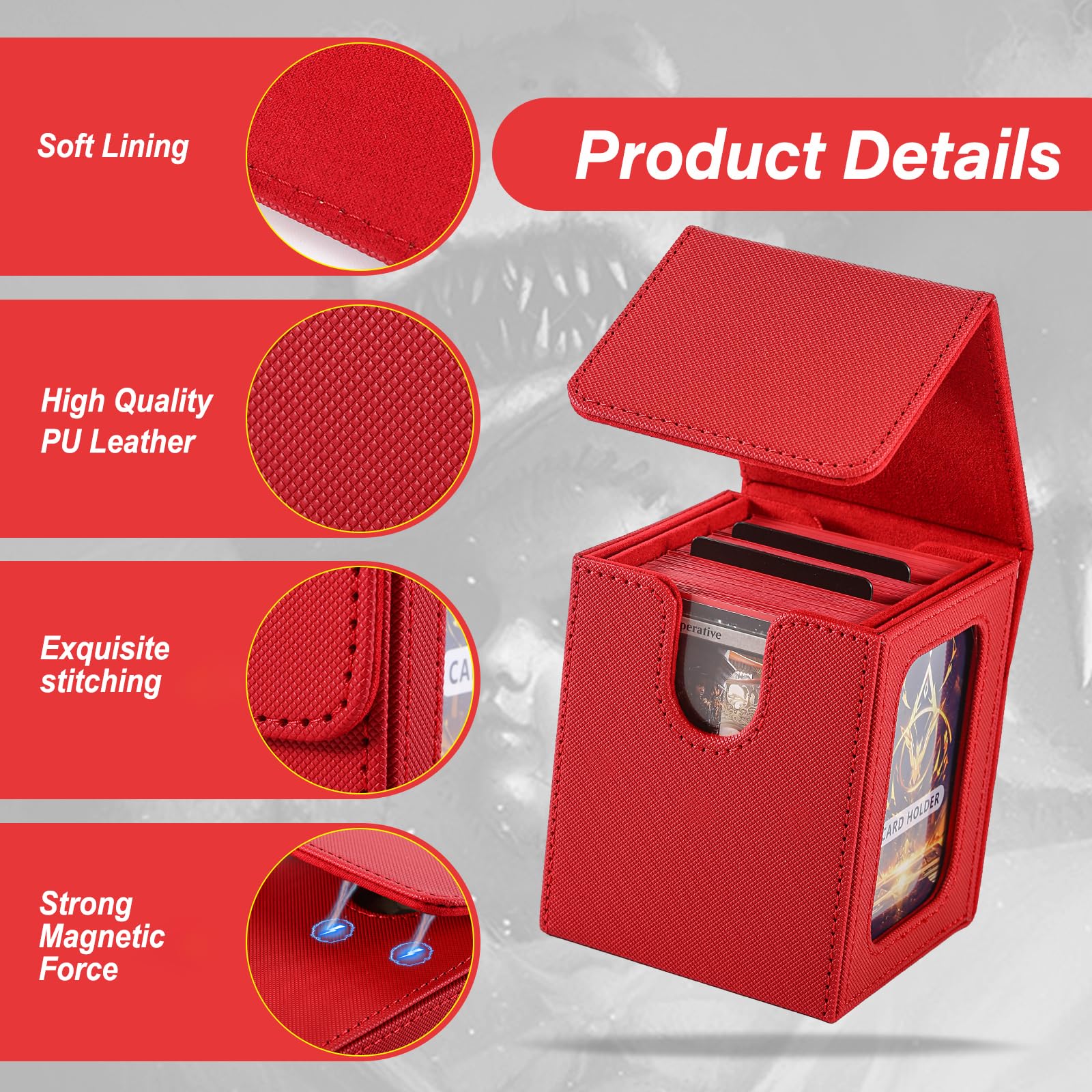 Amazon.co.jp: Stepane MTGデッキボックス ダブルディスプレイ