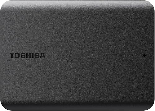 Toshiba Canvio Basics - Disco duro externo portátil de 1 TB USB 3.0, color negro, HDTB510XK3AA