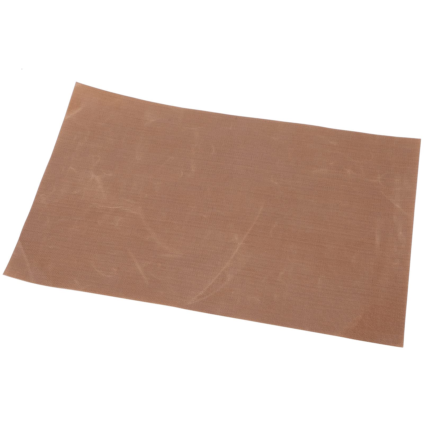 Ausla Foglio PTFE Carta Antiaderente PTFE, Tessuto in Fibra di Vetro 100 X 100 Cm, Superficie Antiaderente Resistente Al Calore e Al Freddo Facile da Pulire per Presse a Caldo e Asciugatrici (0.08)