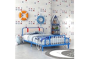 Costzon's Thrilling Twin Car Bed Frame: The Perfect Pit Stop for Racing Enthusiasts