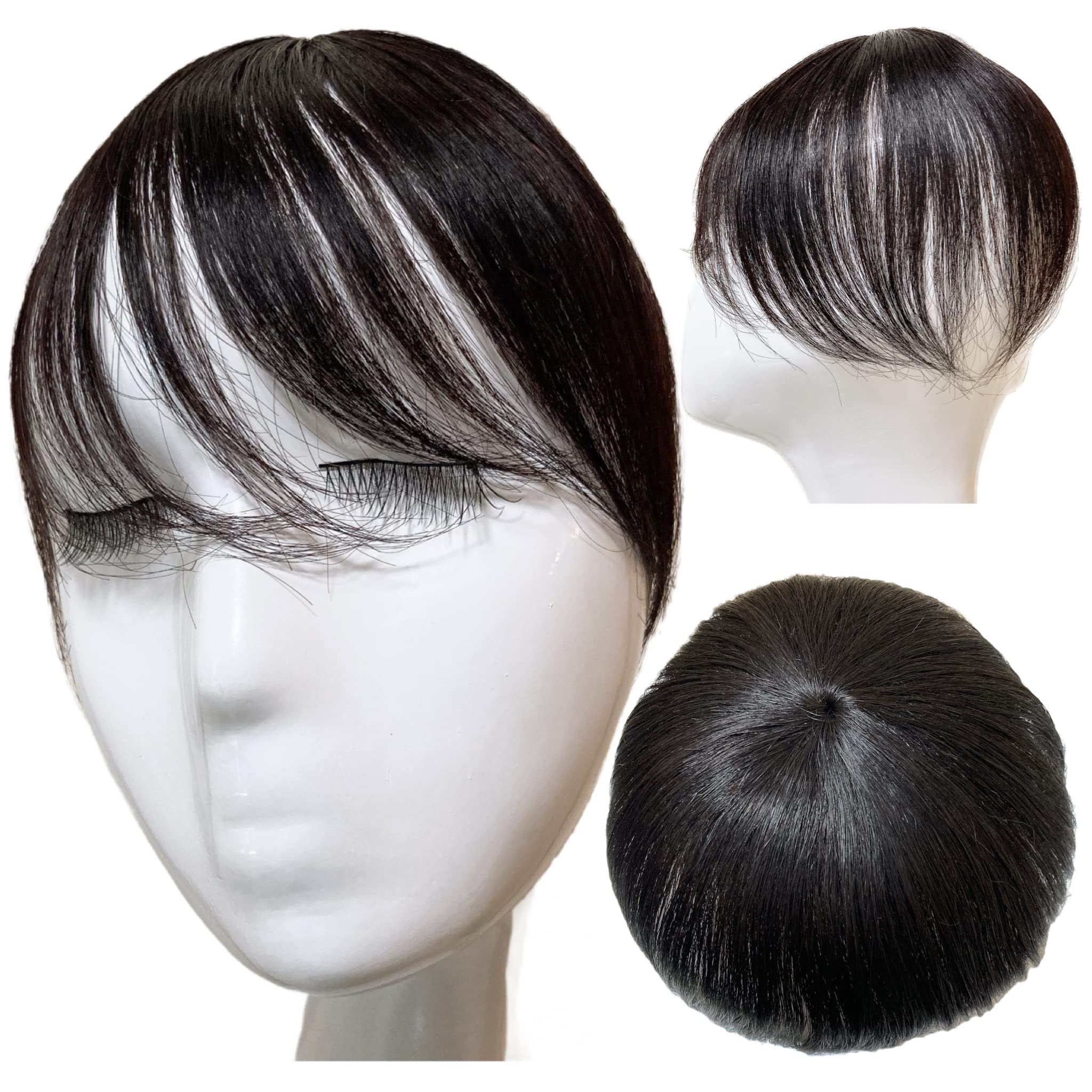 Amazon.co.jp: Luce brillare 部分ウィッグ ヘアピース トップカバー 