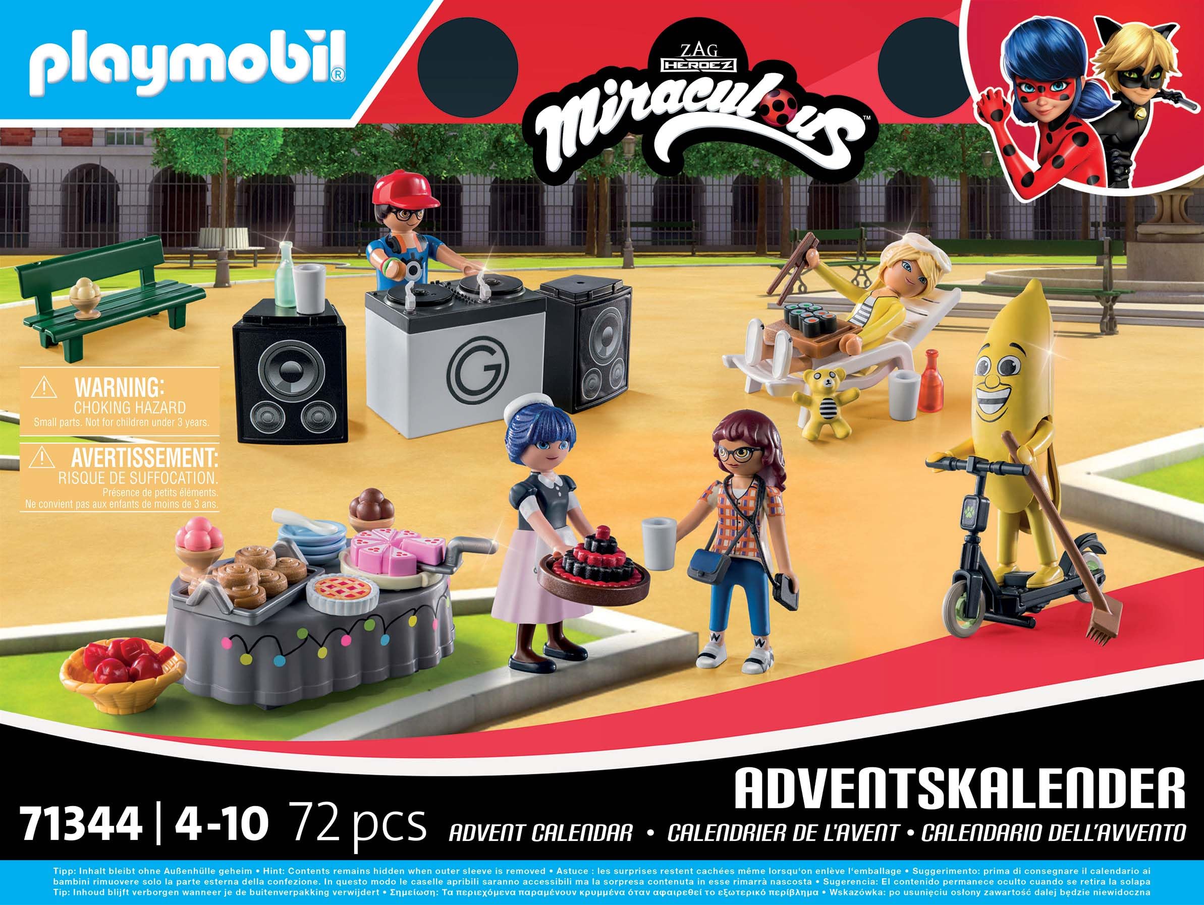 Playmobil 71344 Advent Calendar: Miraculous: Picnic in Paris, Multicoloured - Image 4
