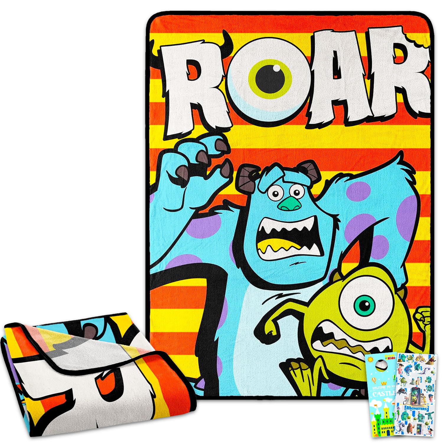 Couverture Monsters Inc un coffret cadeau parfait pour anniversaire de fille et garçon