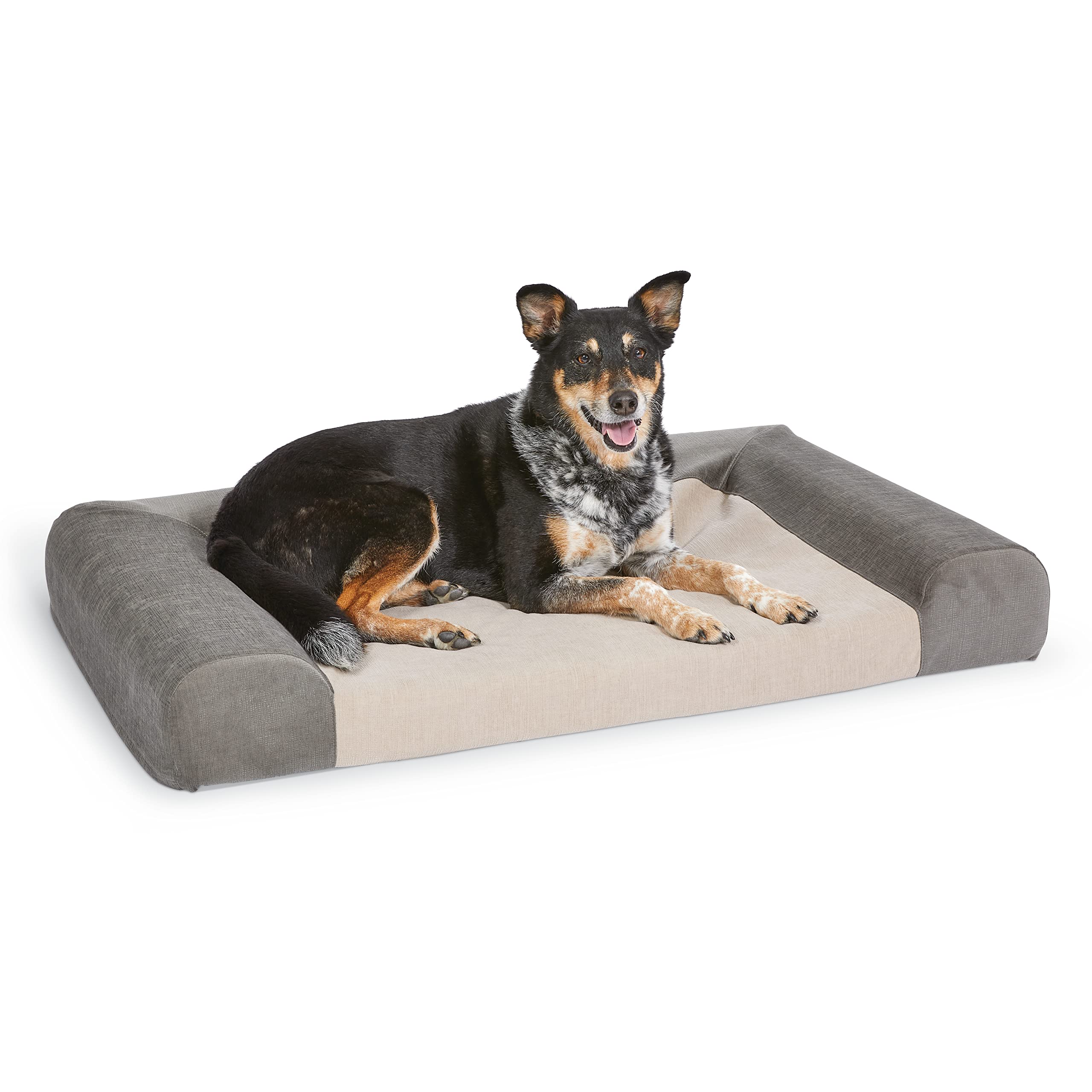 MidWest Homes for PetsSignature QuietTime Memory Foam Dog Sofa Bed, Large, Gray