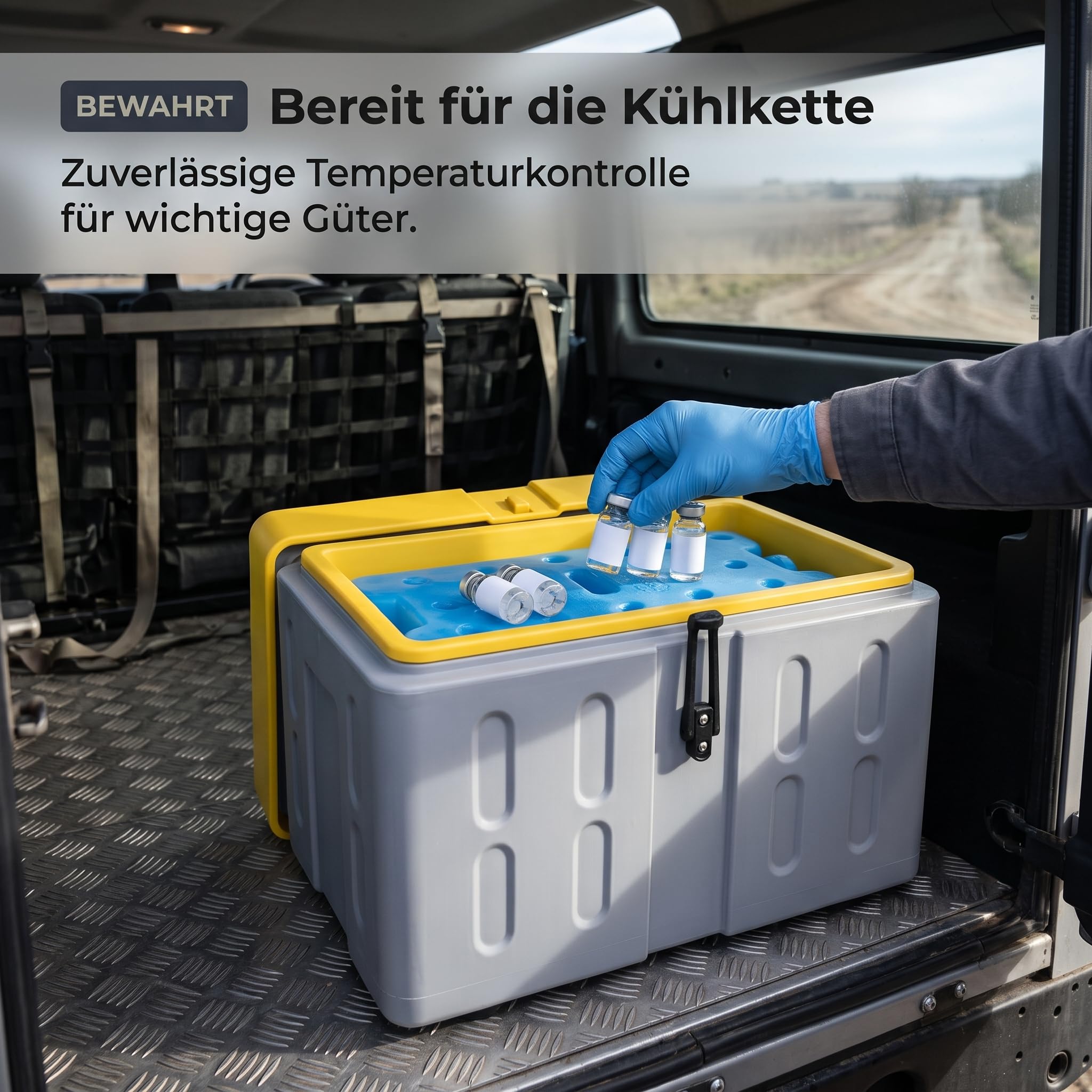 30 Liter Isolierbox Kühlbox für Trockeneis Reinigungsmaschine Lagerung
