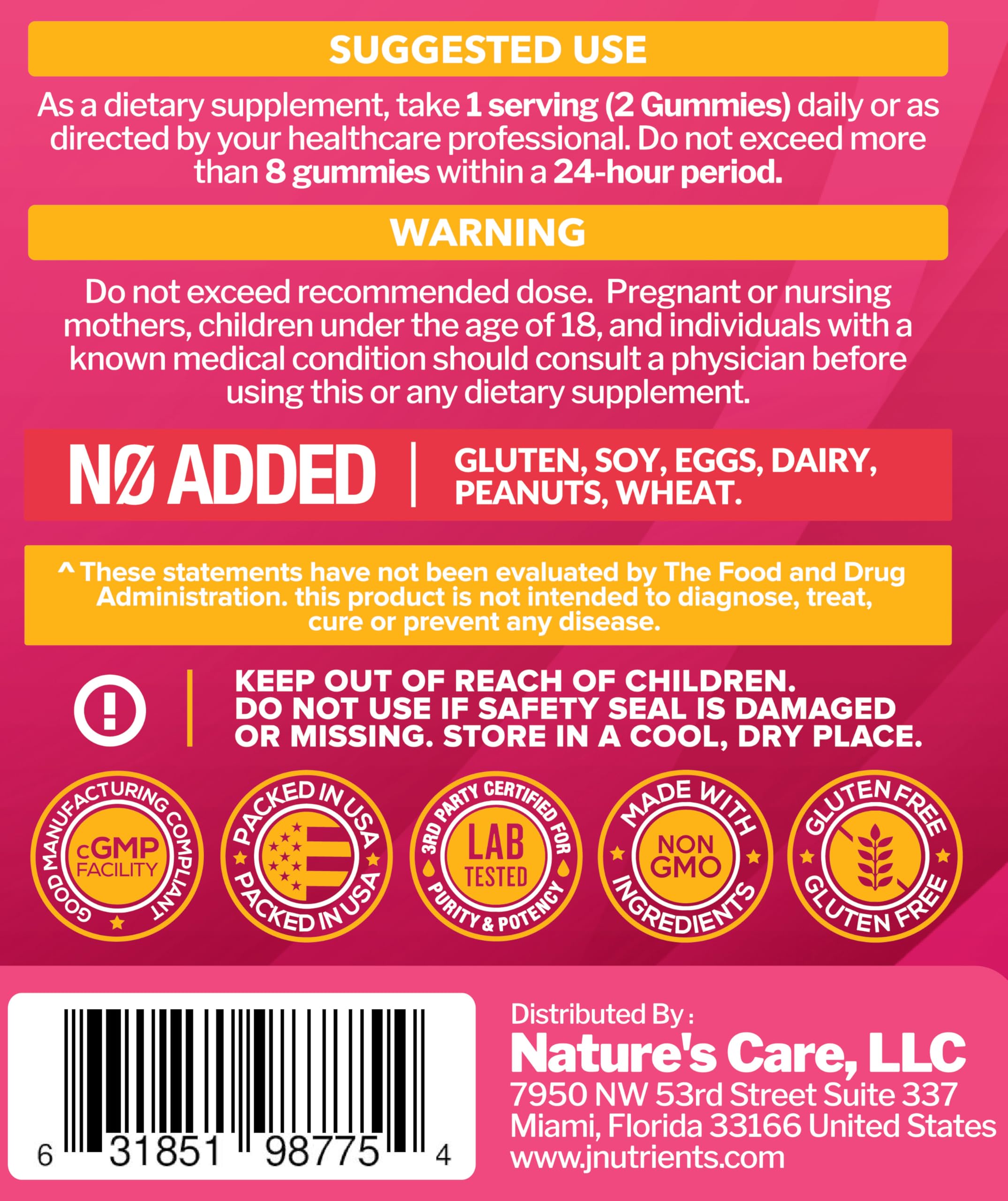 Collagen Gummies for Women & Men - Tropical Flavor (90 Count) — Amazon image 8