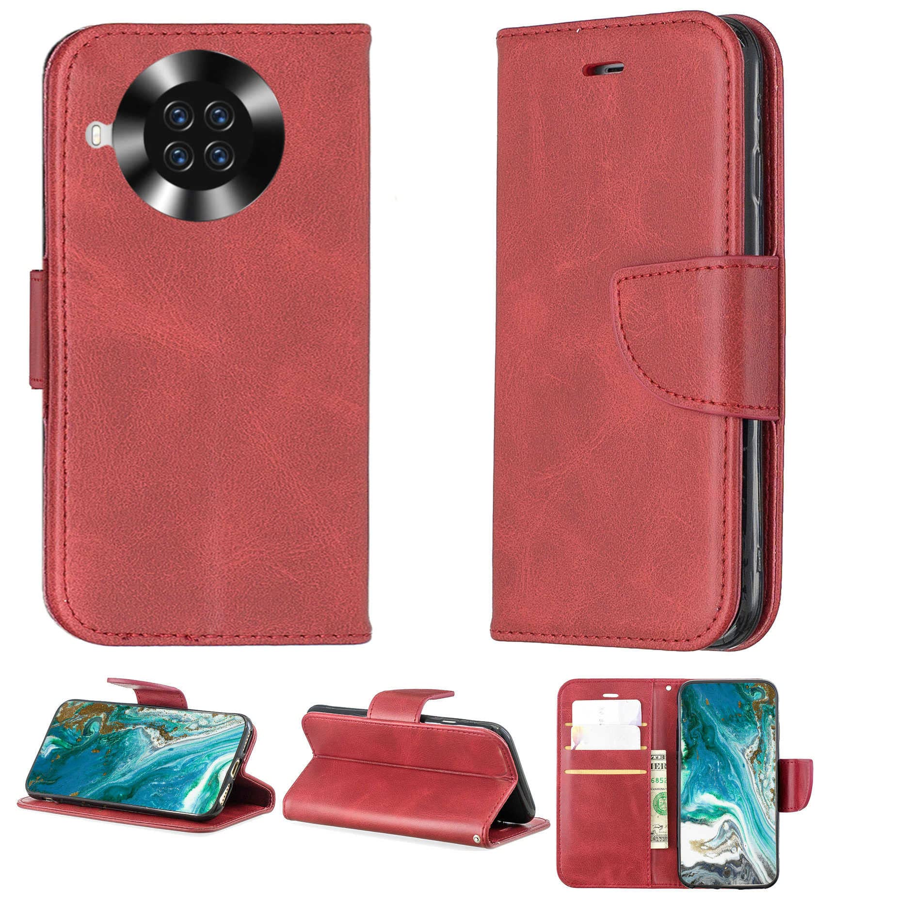 Aroepurt Flip Stand Custodia per Hafury K30 PRO Custodia Case Cover Pelle Sintetica Cavalletto Magnetico Custodia a Portafoglio BF600-ZONG