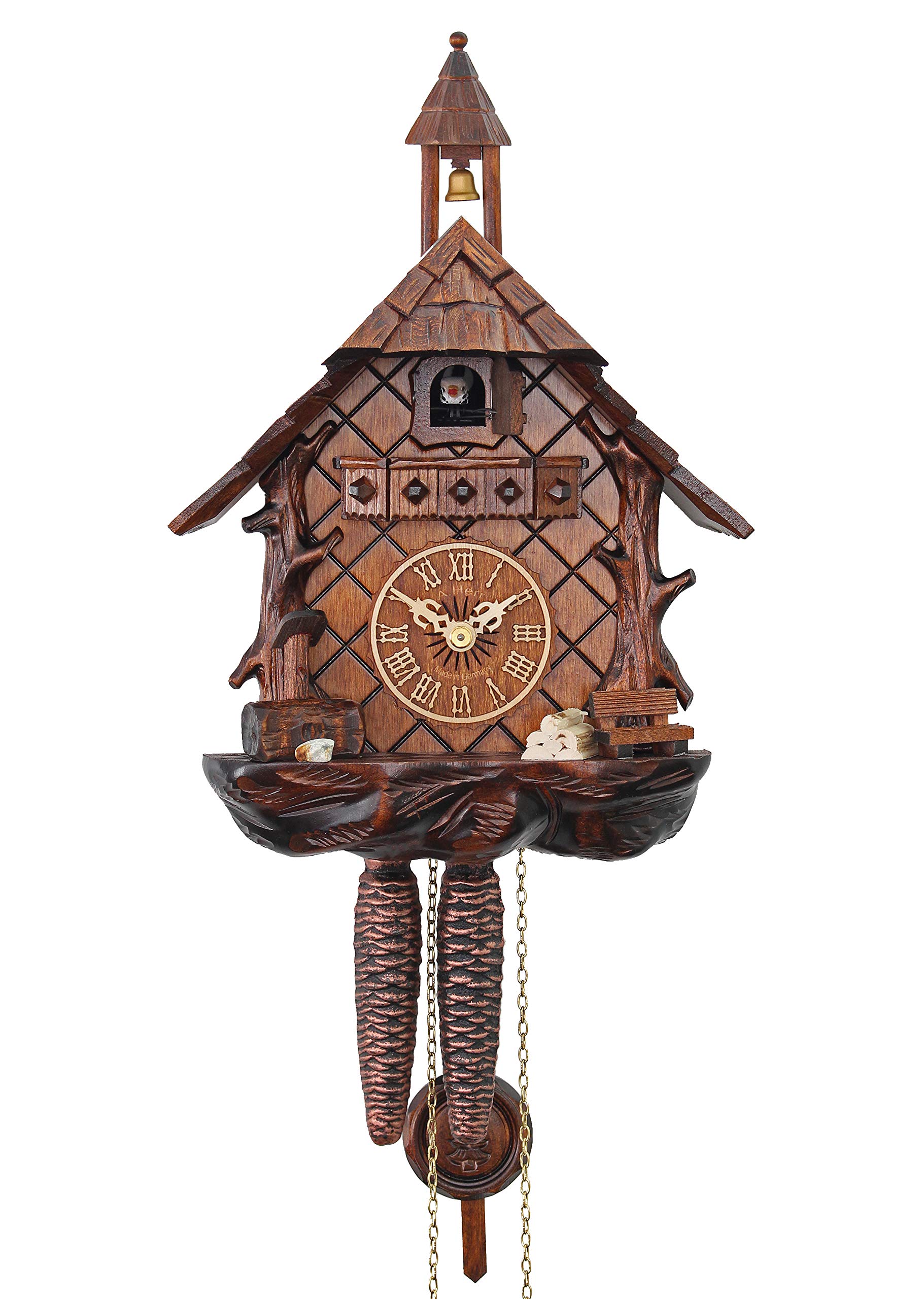 Amazon.co.jp: HerrZeit by Adolf Herr Cuckoo Clock - The Black