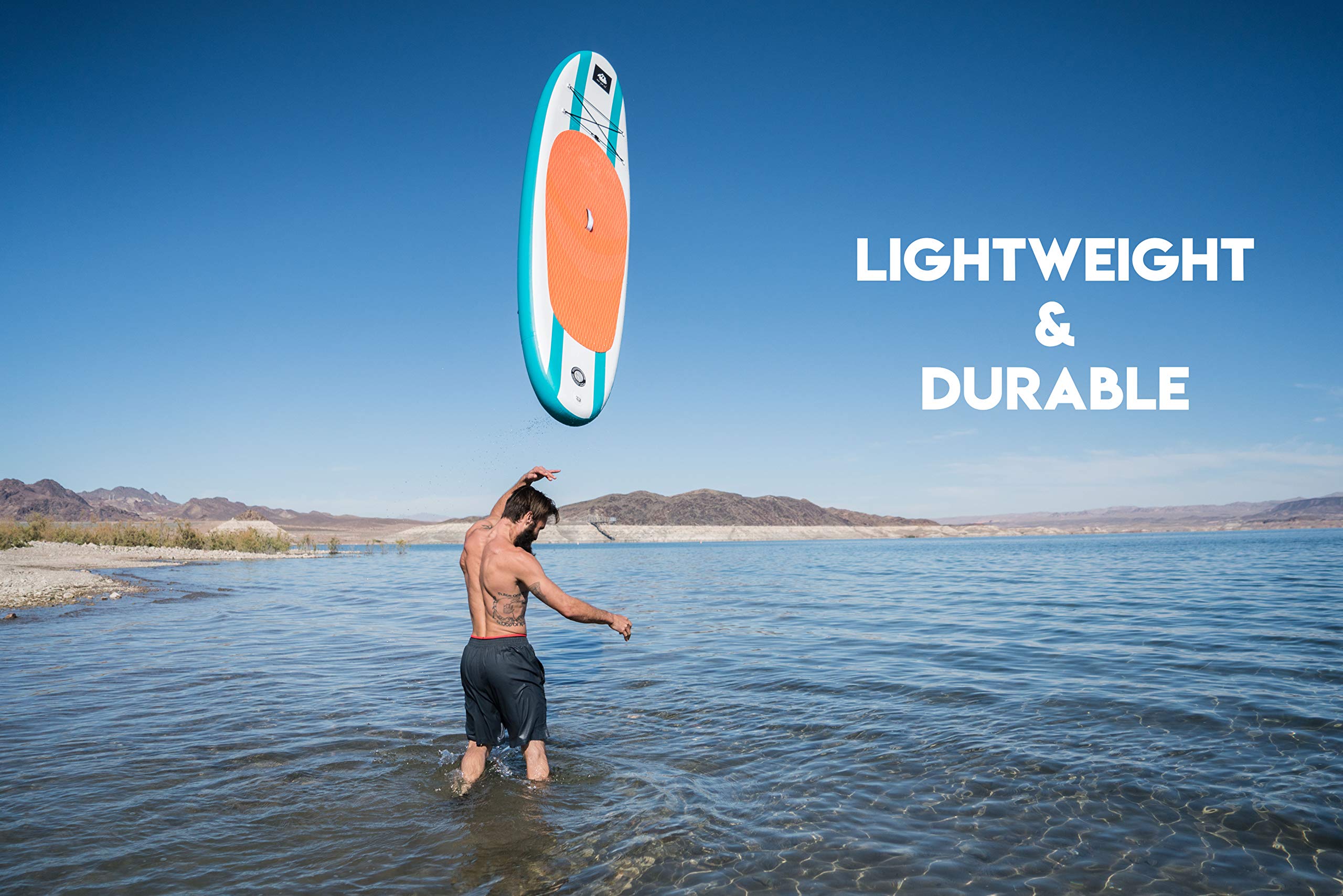 Roc Inflatable Stand Up Paddle Board with Premium sup Accessories