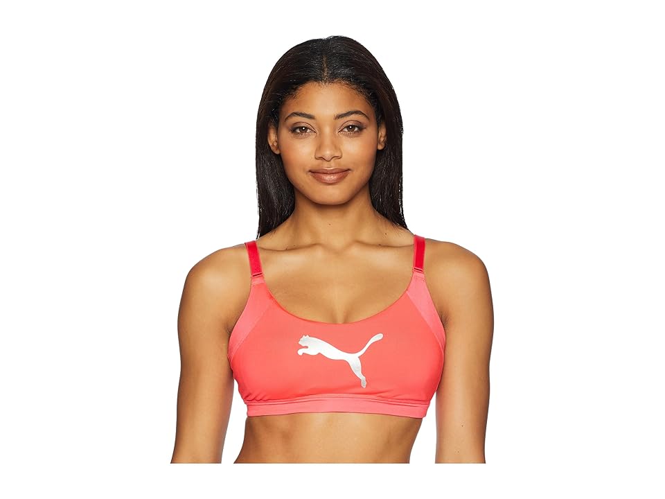 

PUMA En Pointe Logo Bra (Bright Plasma) Women's Bra