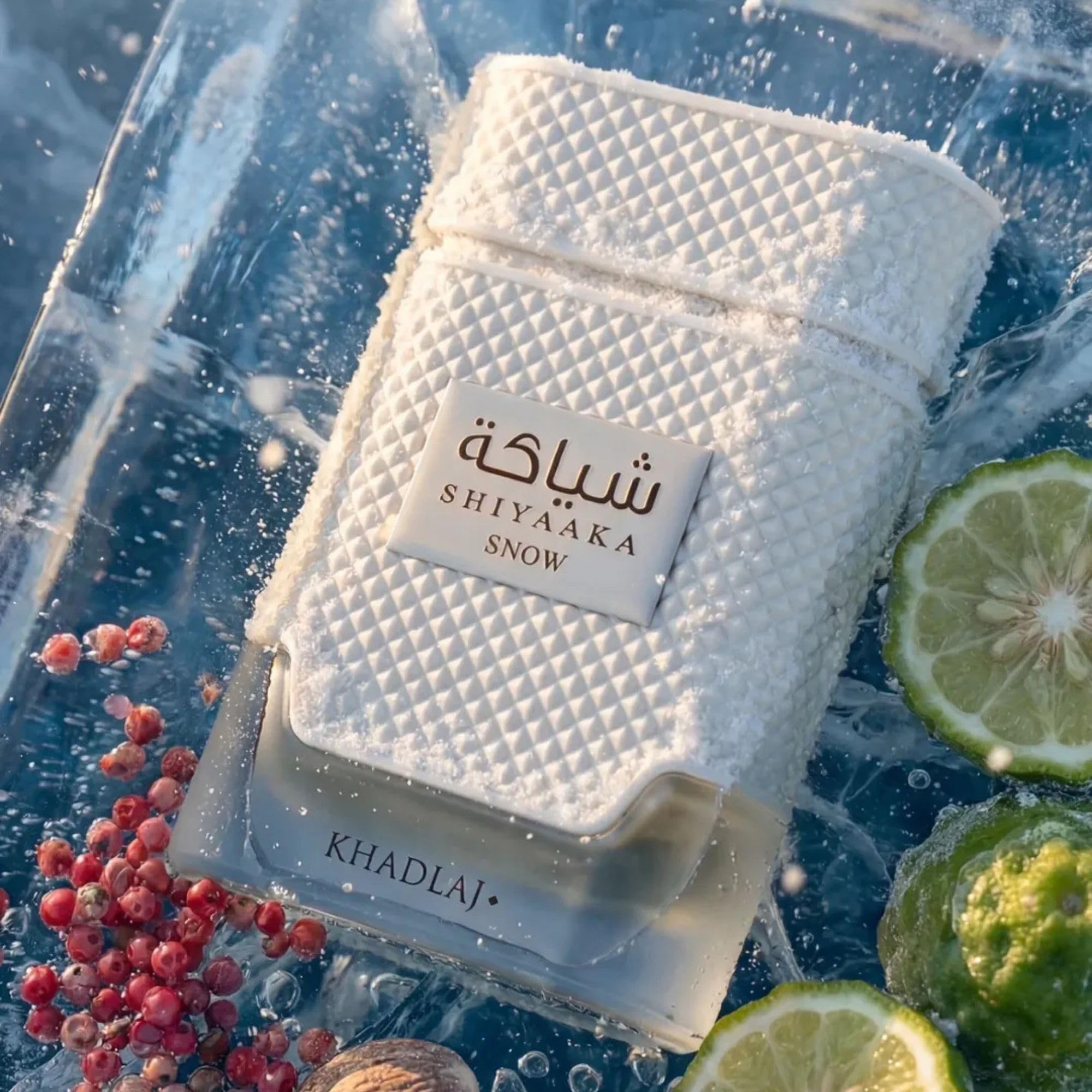 Shiyaaka Snow and Shiyaaka Shadow 100 ml od Khadlaj Perfumes zestaw upominkowy dla mężczyzn - woda perfumowana - świeży, hesperydowany i pikantny zapach drzewny dla niego