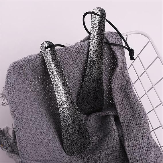 Shoe Horn,Shoe Horn Long Handled, Shoe Lifter Professional Shoe Horns Stainless Steel Shoes Horn Super Long Spoon Shape Shoehorn Flexible Anti-Slip Shoe Lifter Shoe Dressing Aid for Seniors,