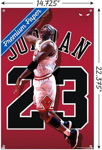 Miniatura 9 de Michael Jordan - Póster de pared de jersey con alfileres
