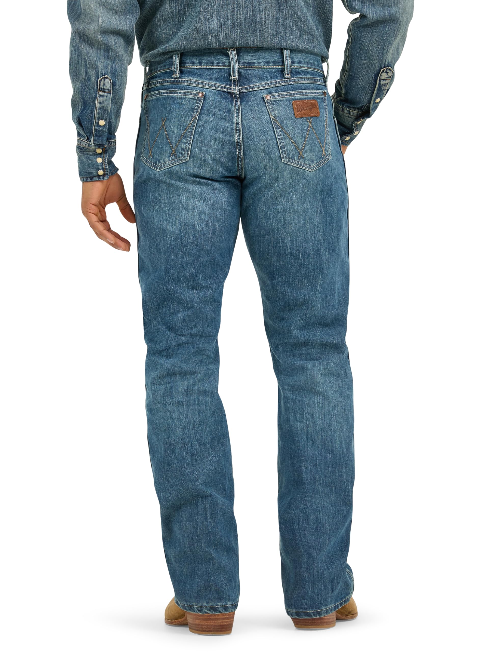 Wrangler Męskie dżinsy retro Relaxed Fit z szeroką nogawką