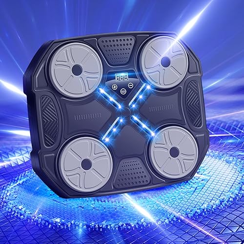 Miniatura 8 de Music Boxing Machine for Adults and Teens, Wall Mounted Bluetooth Smart Boxing Training Equipment with Gloves, Punching Target with Scoring Function