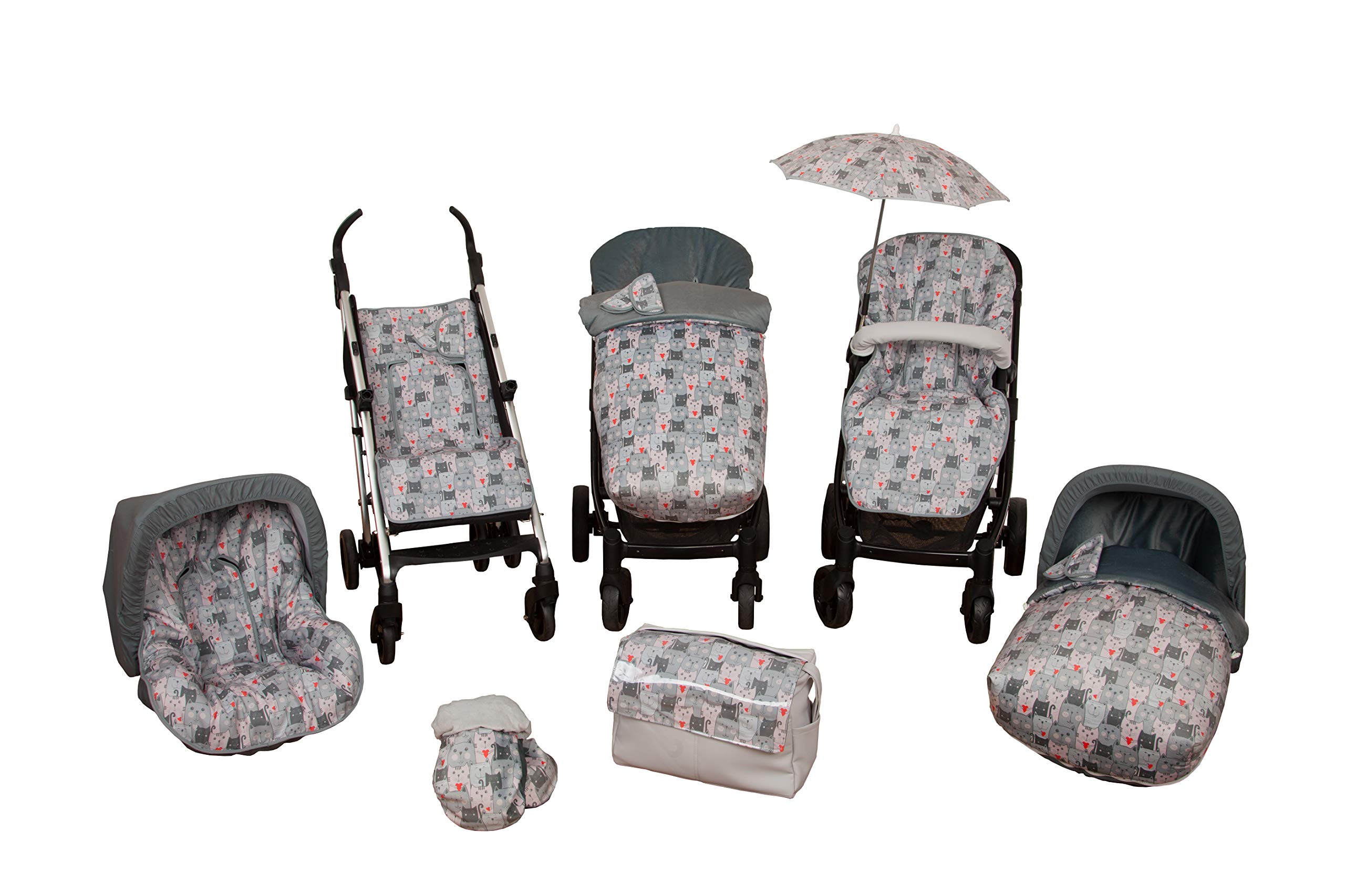 Babyline Gatitos śpiworek z rękawiczkami, uniseks