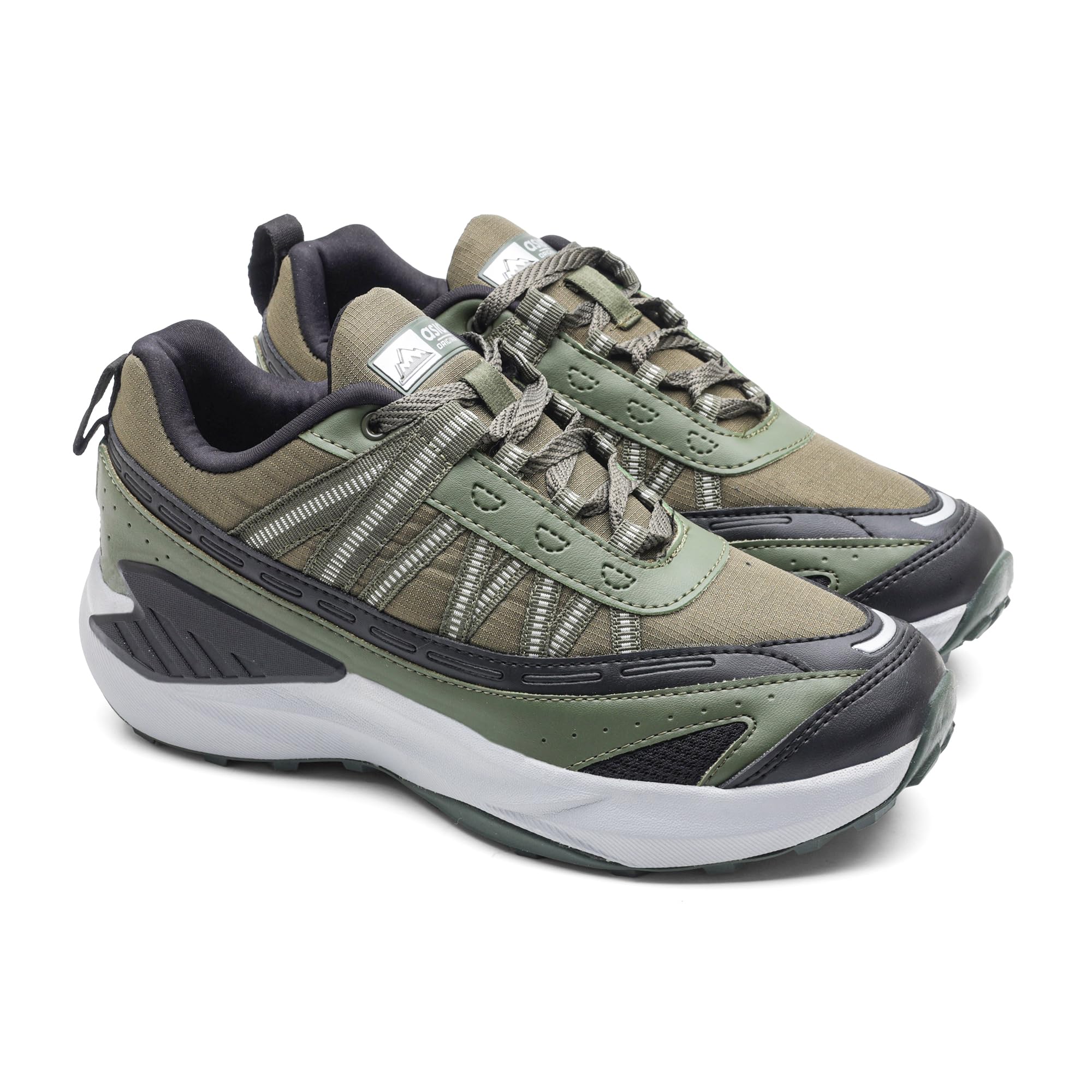 Everest-06 Men Trekking & Hiking Shoes with High Grip TPR Outsole, Lightweight EVA Midsole, Breathable Knit Upper & Durable Design for Trails, Travel and Adventures-image-33