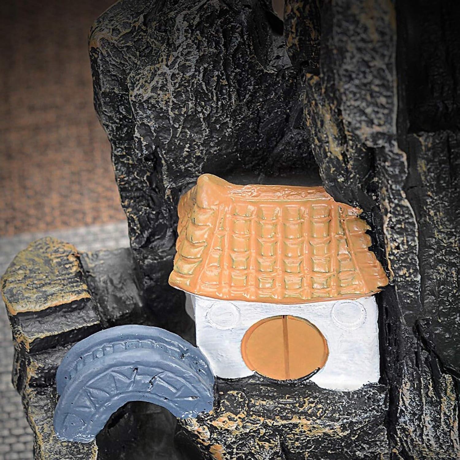 Mountain Waterfall Backflow Incense Burner, Backflow Incense Holder Resin Incense Holder ation Handicraft Gift Incense Burner Holder