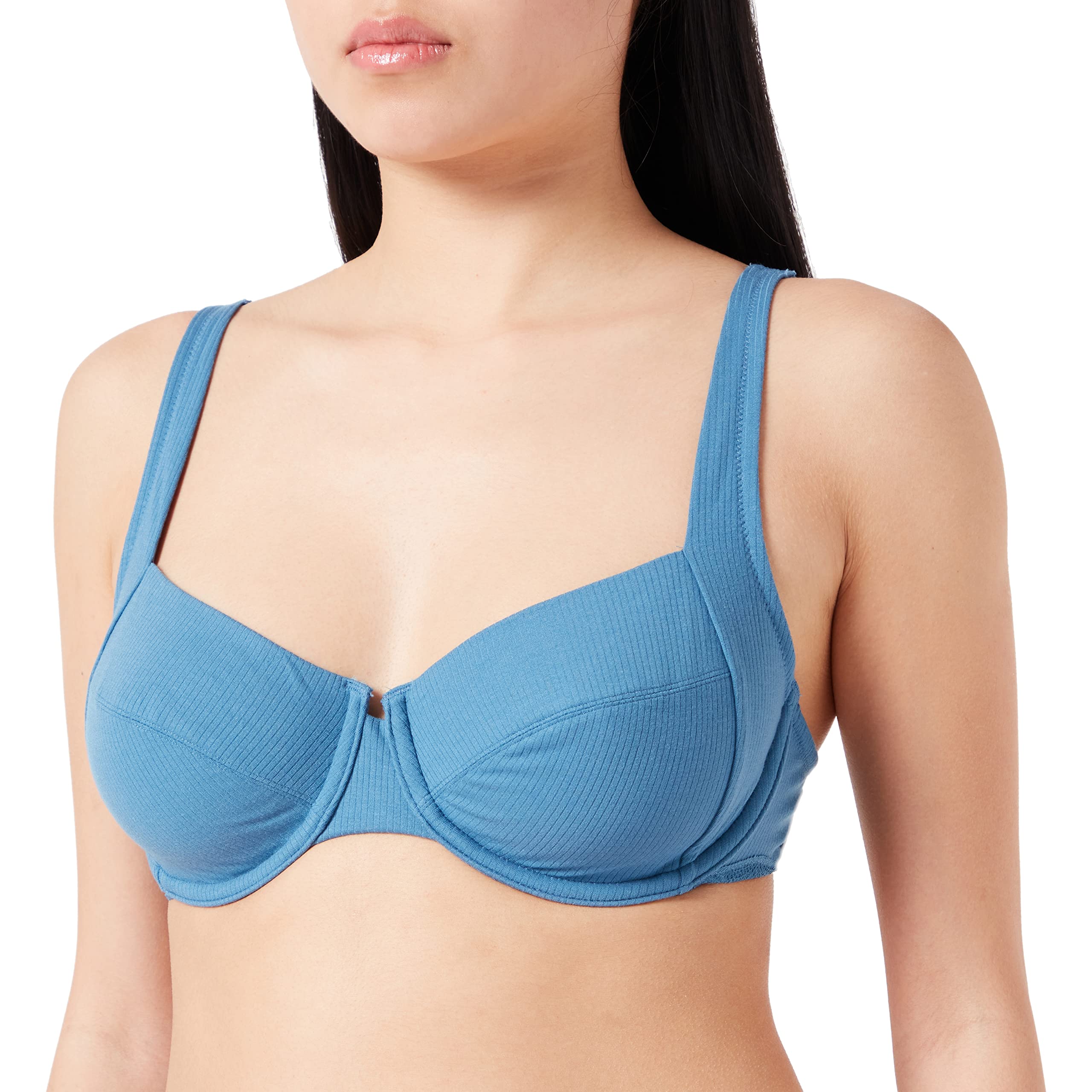 32D Triumph Natural Spotlight Bra Non-Padded Underwired Moulded Fabric Bras