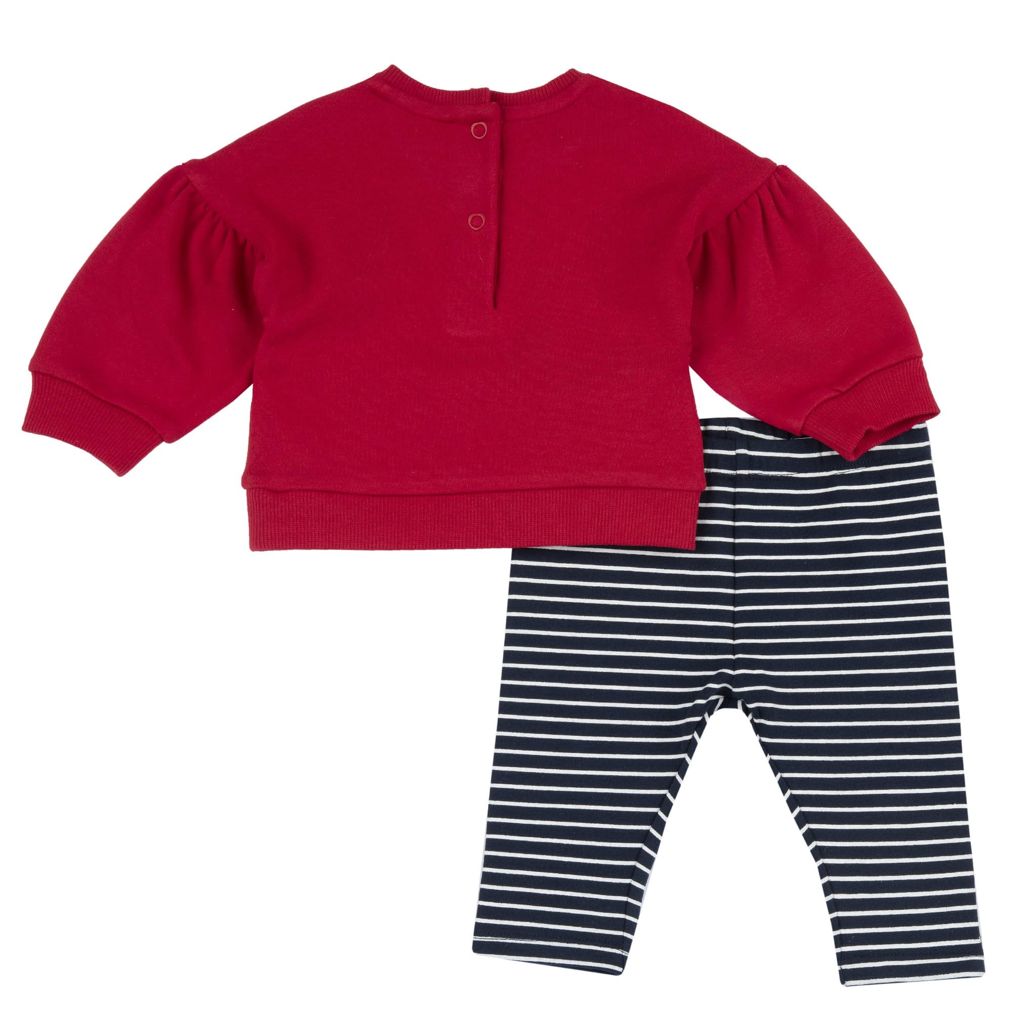Chicco Outfit Due Pezzi: Leggings E Felpa Salopette Bimba 0-24