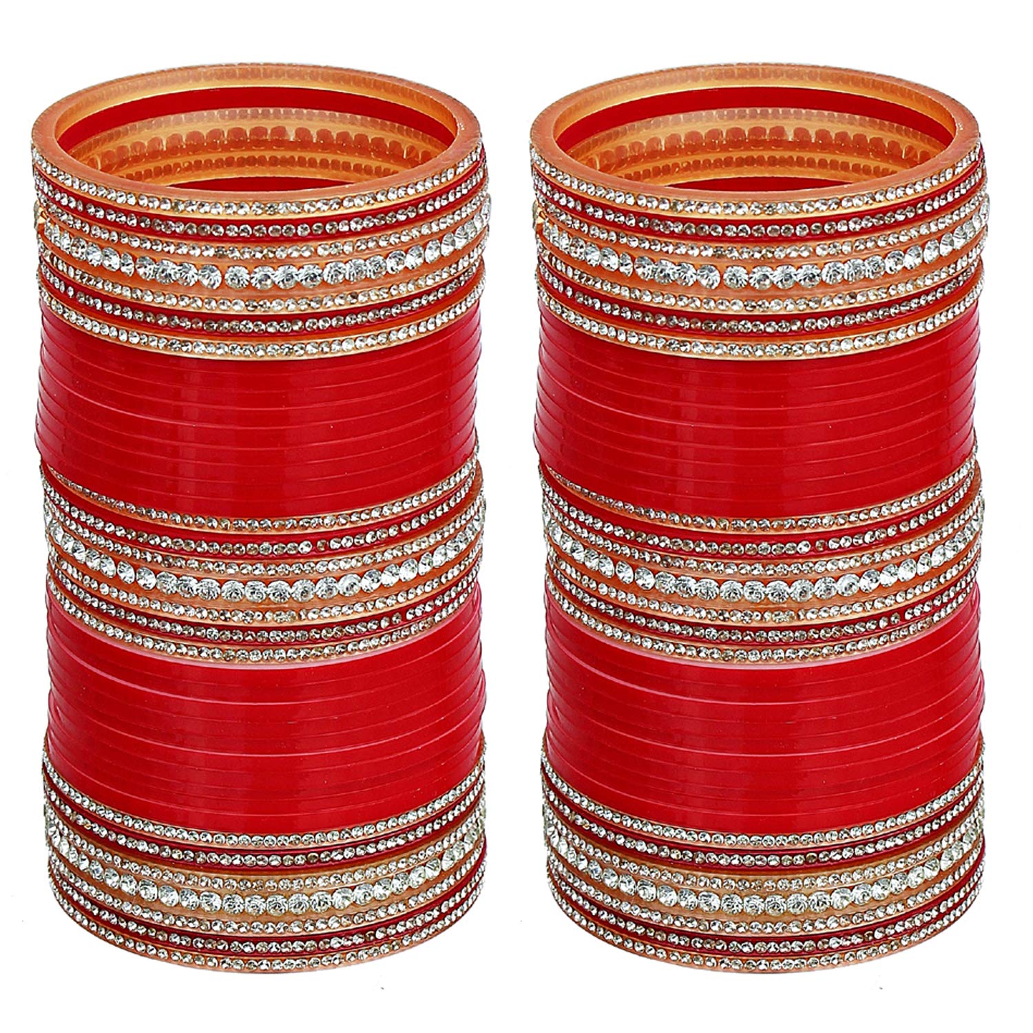 Lucky Jewellery Bridal Bangle Set Dhanteras/Diwali/Bhai Dooj Collection Wedding punjabi chuda Designer chura, Maroon color Choora (415-G1C1-A558-M2.4) (B01MF5BCT3) Amazon Price History, Amazon Price Tracker