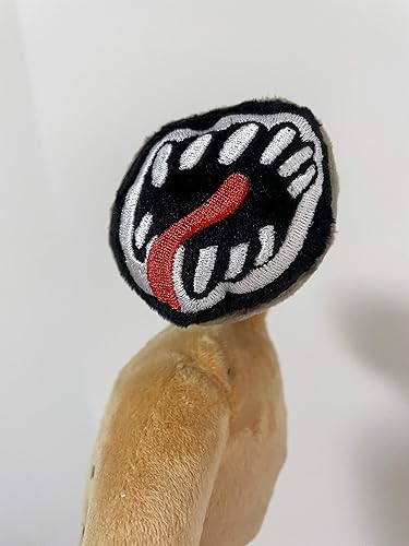 Miniatura 6 de Poprore - Juguetes de peluche con cabeza de sirena, diseño de dibujos animados de perro, de dibujos animados, de gato blanco, de cacahuetes, de