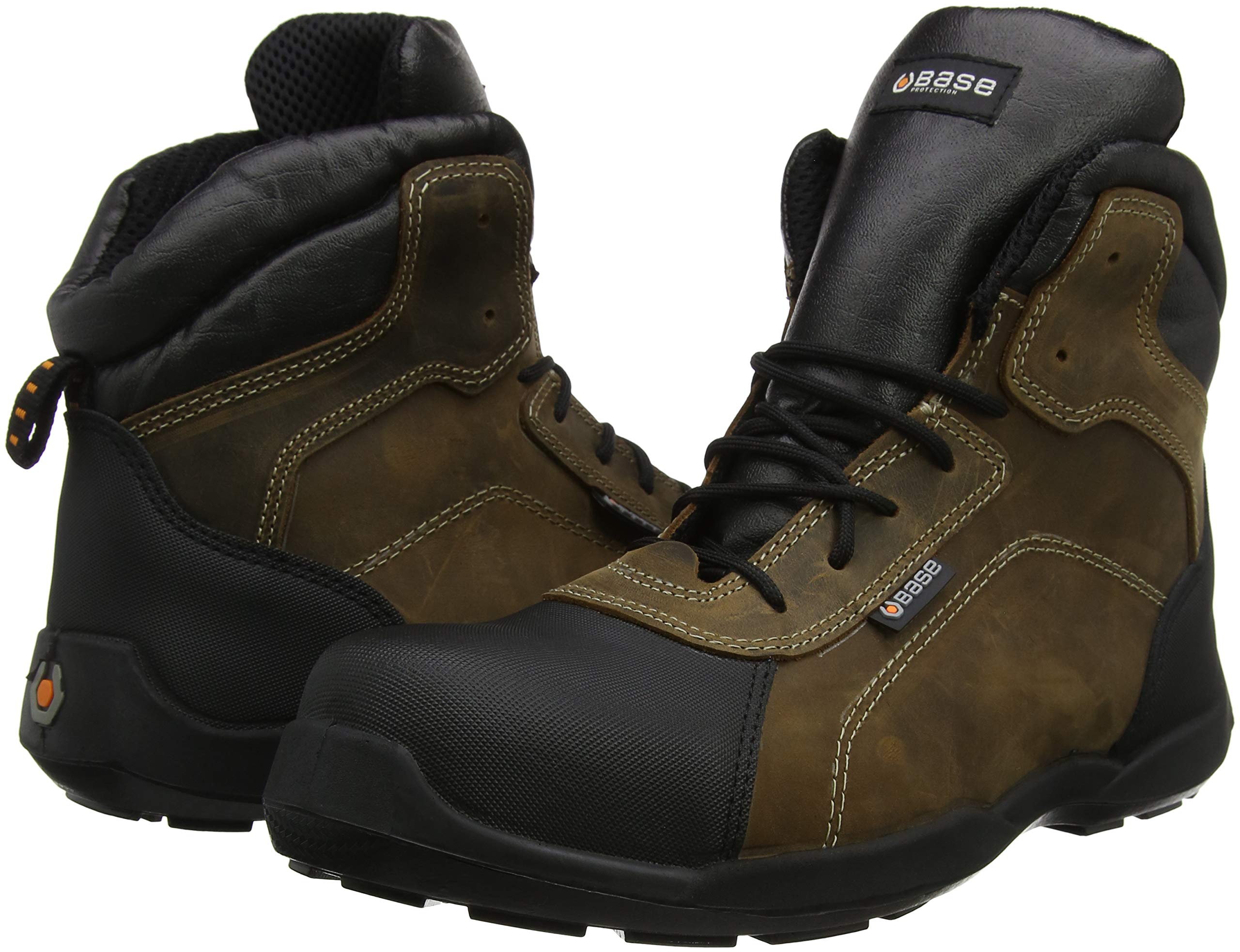 Base Protection Rafting Top Scarponcino Antinfortunistico, da Uomo, Marrone/Nero, Taglie 43