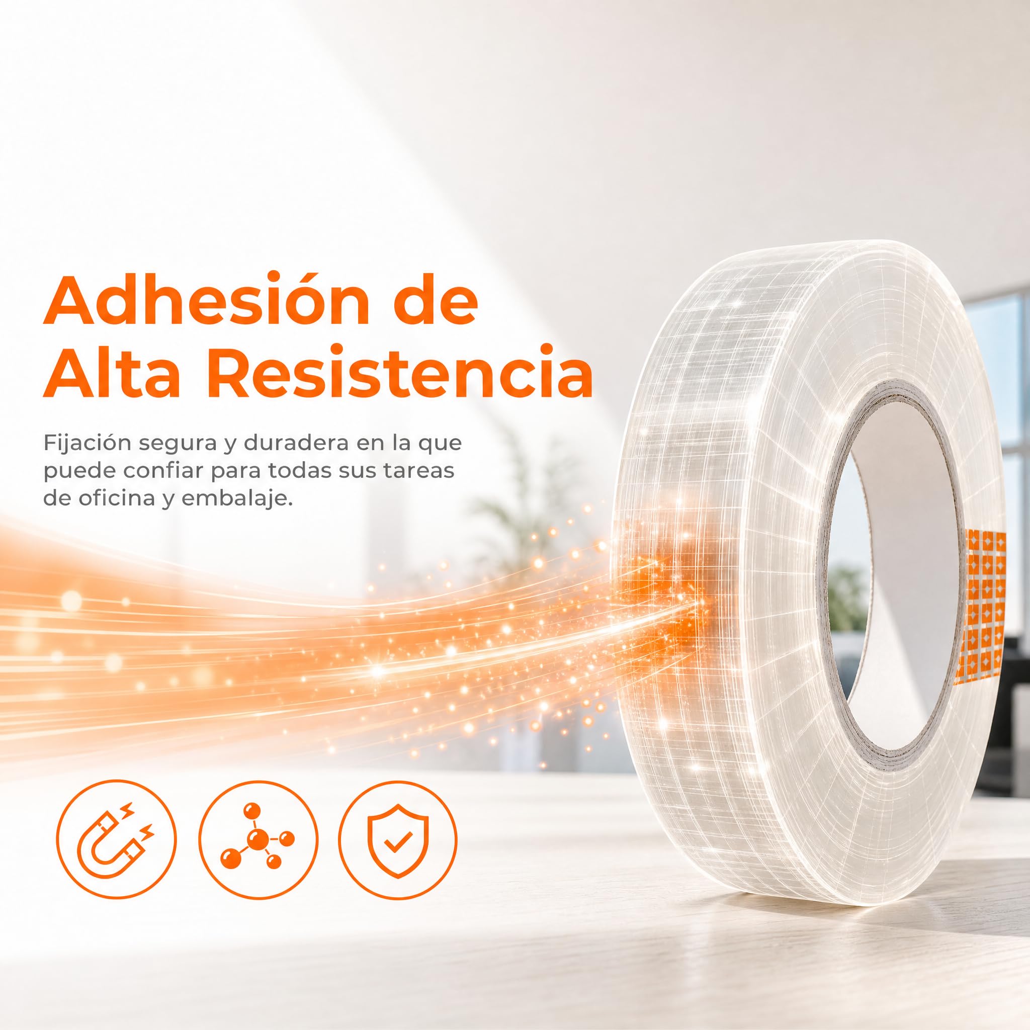 various-Cinta Adhesiva Transparente 18mm x 35m, Pack de 24 Rollos, Alta Adhesión y Durabilidad, Fácil de Cortar y Desenrollar, Ideal para Oficina, Embalaje y Uso Diario
