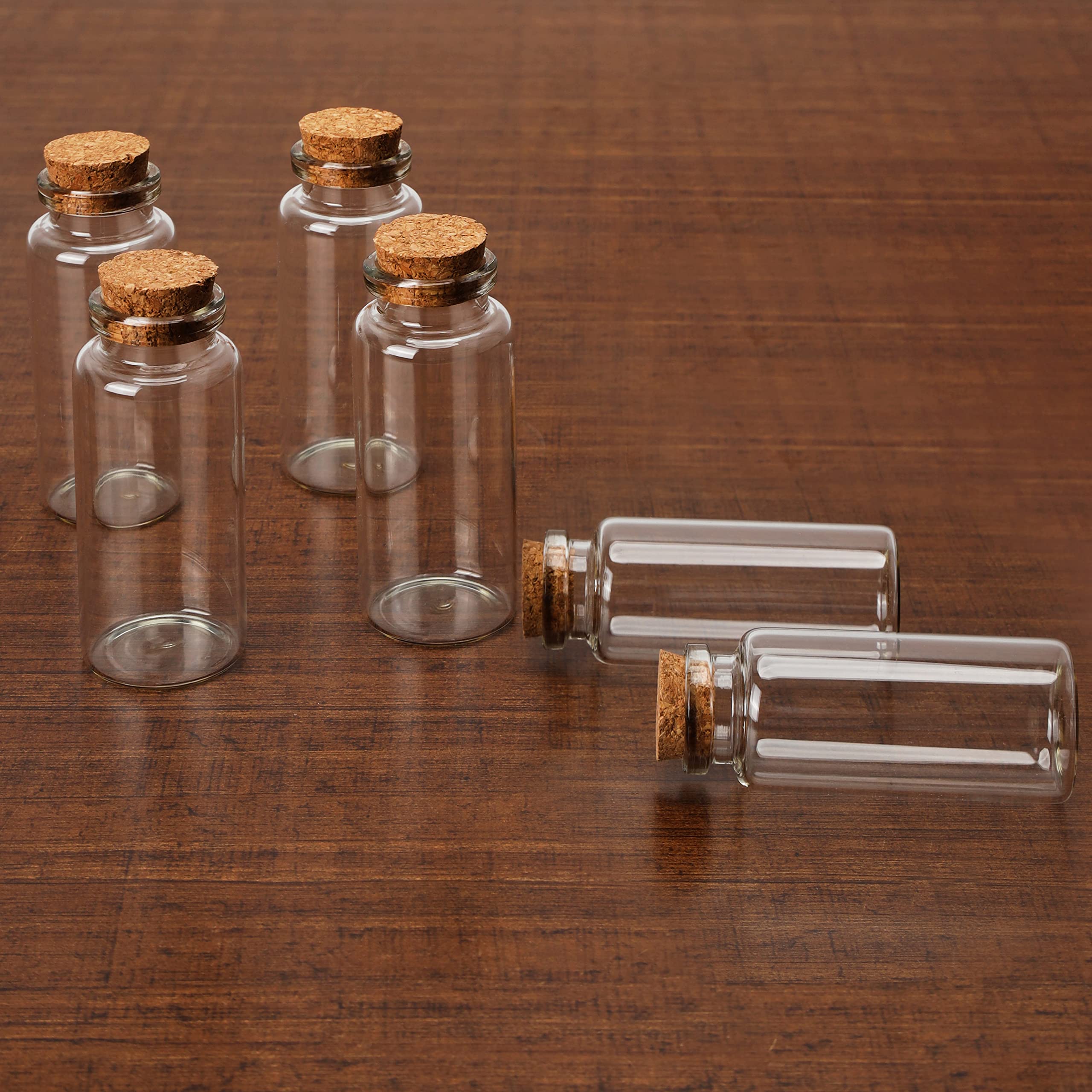 Barattoli Con Chiusura Barattolini Vetro Con Tappo Sughero - 36 Pezzi Da 30 Ml, Per Bomboniere, Spezie, Marmellate, Ideali Per Feste E Conservazione Barattoli In Vetro Usati