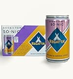 So-Nic, Club Soda + Tonic by Regatta Craft Mixers, All-Natural Ingredients, Gluten-Free, Non-GMO, Case of 24, 7.5oz Sleek Mini Cans