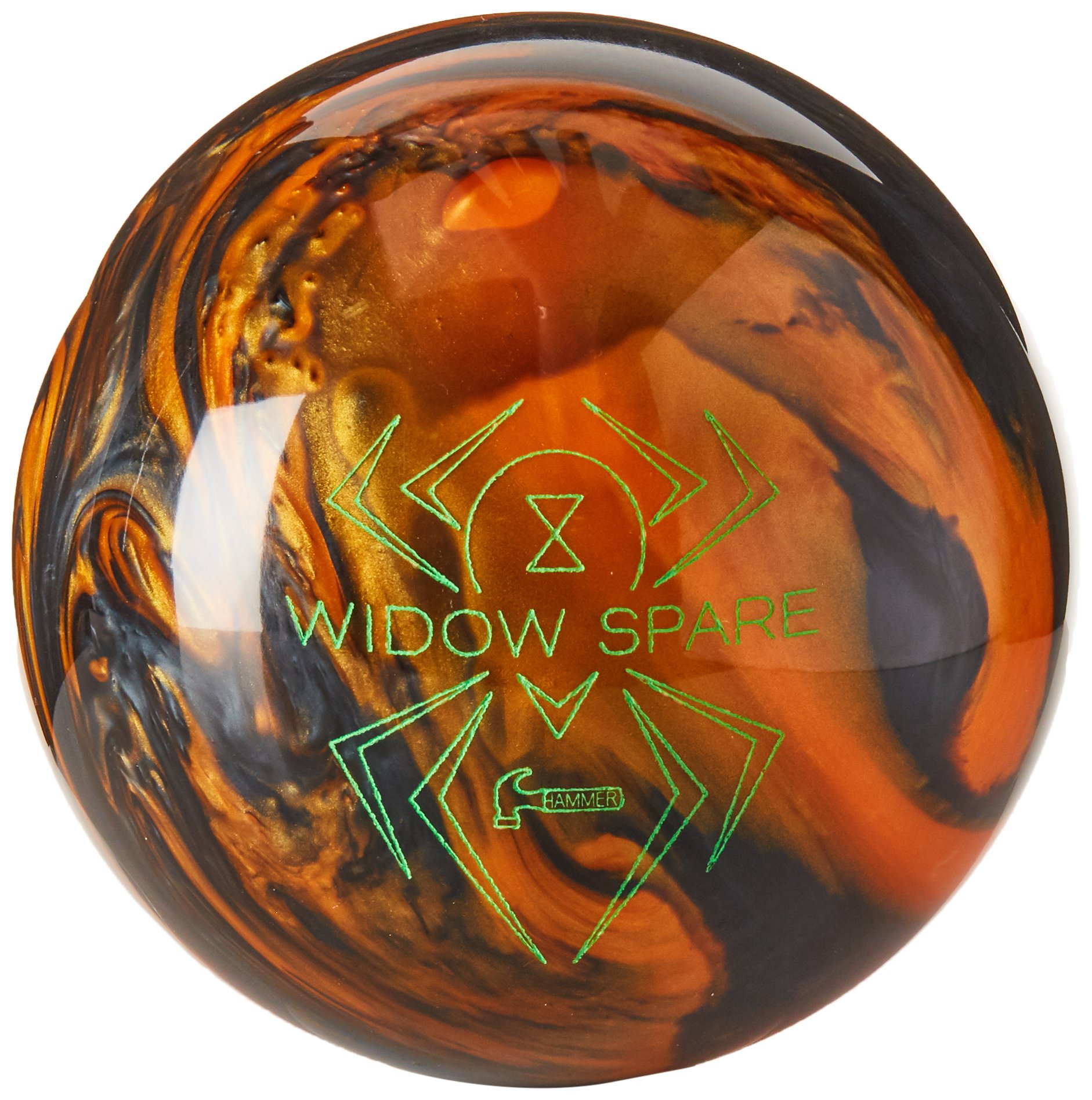 (中古)HAMMER BLACK WIDOW SPARE スペアボール Buy Hammer Widow Spare Bowling Ball, Orange/Black, 16 lbs. Online