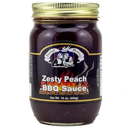Miniatura 3 de Amish Wedding Salsa BBQ Zesty Peach 16 onzas (paquete de 2)