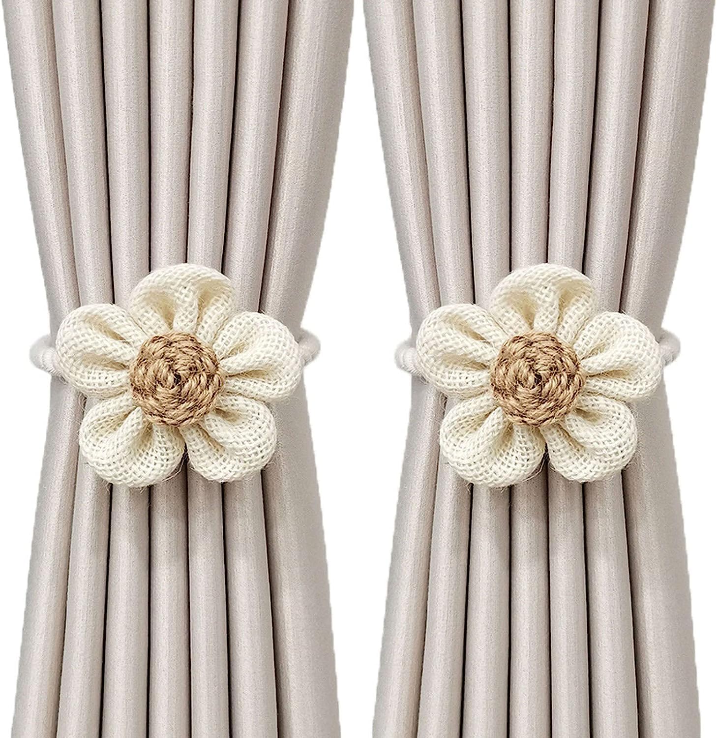 Amazon｜留め具 カーテン ふさかけ タッセル 2個セット マグネット