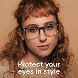 Gaoye Stylish Blue Light Glasses for Woman - Computer Glasses for Blue Light Blocking - Lightweight Frames - 3 pack