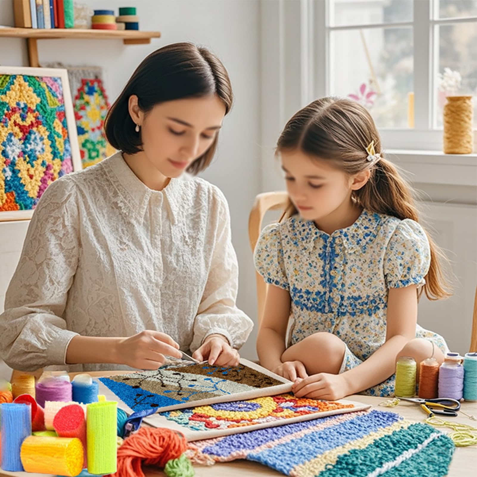 Bloemgrendelhaak: doe het zelf handwerk voor volwassenen/kinderen   België