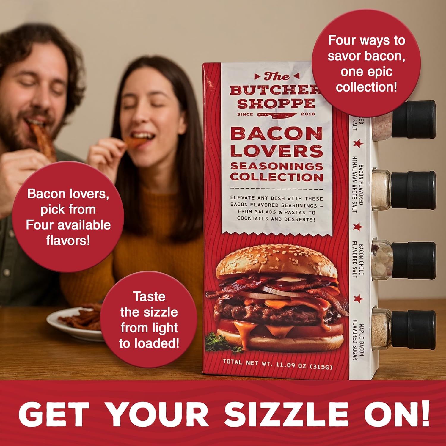 Butcher Shoppe Steak Seasoning and BBQ Rub – Flavorful Pork and Steak Rub Blend with Garlic and Spices, All-Purpose BBQ Seasoning, 12 oz - Image 3