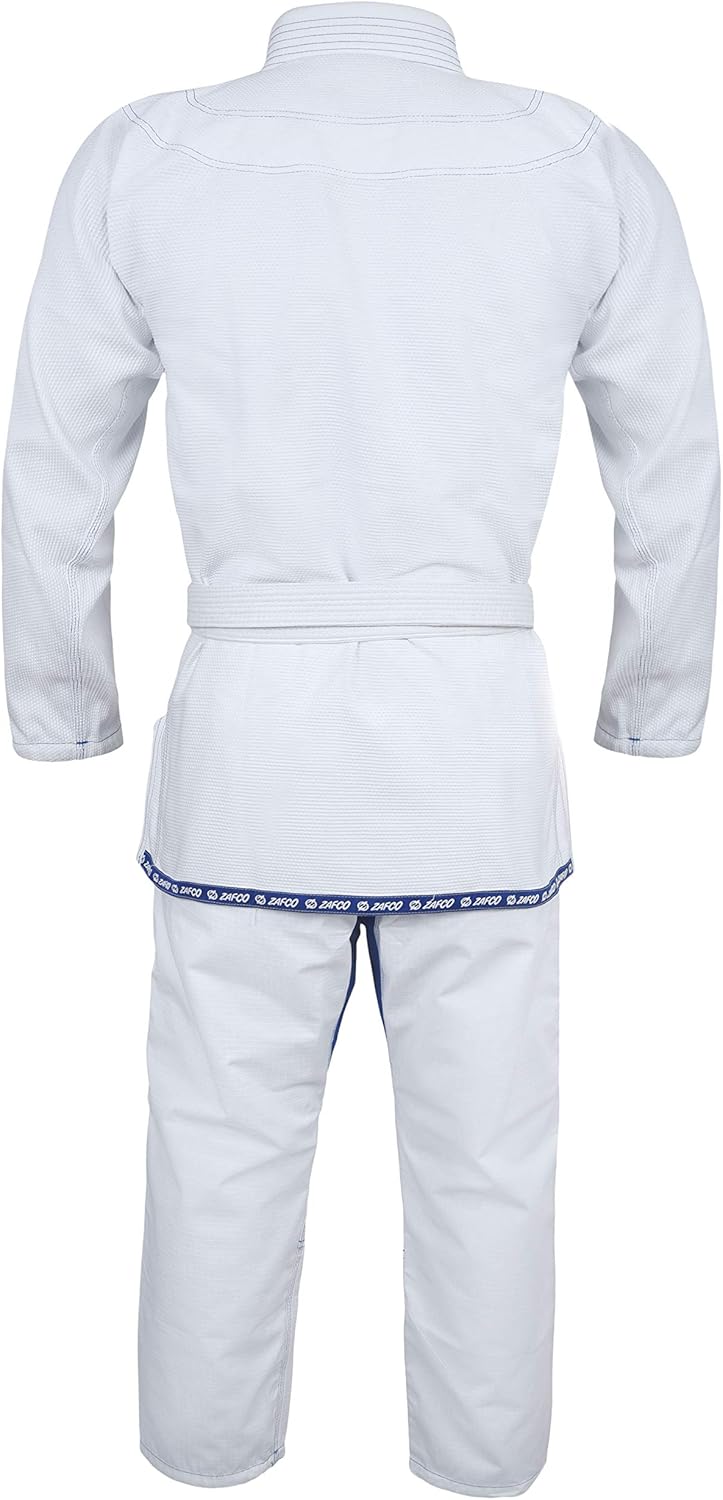 Brazilian Jiu Jitsu Gi BJJ Gi for Men & Women Grappling gi Uniform Kimonos Light, Preshrunk, with White Belt - Image 6