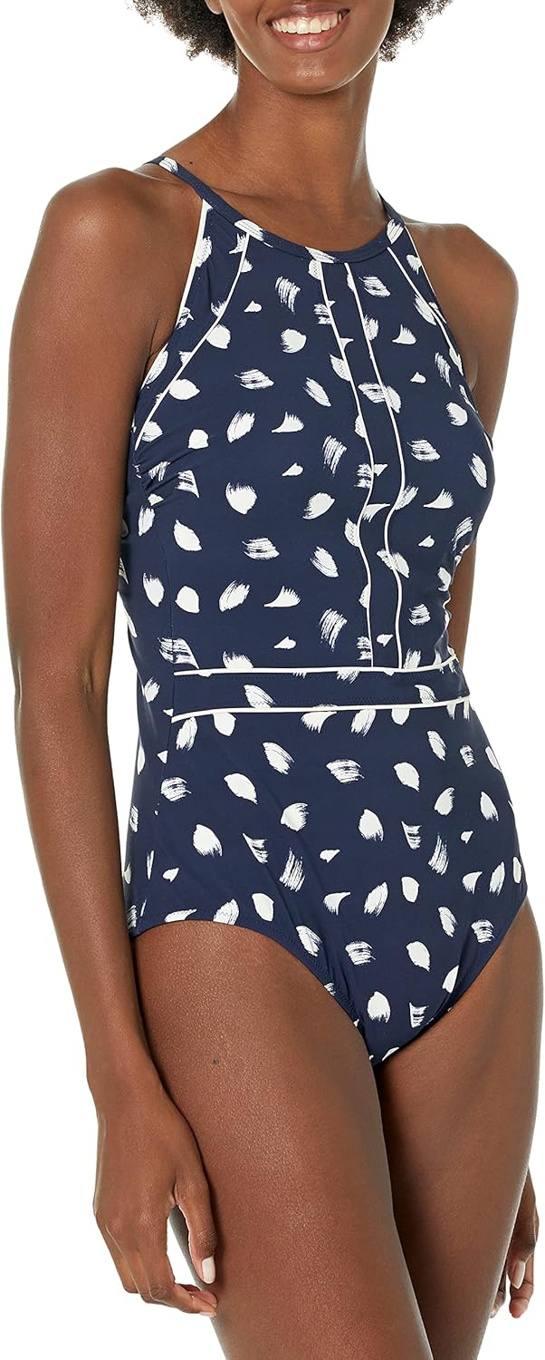 Profile by Gottex Women's Standard Light as a Feather High Neck One Piece