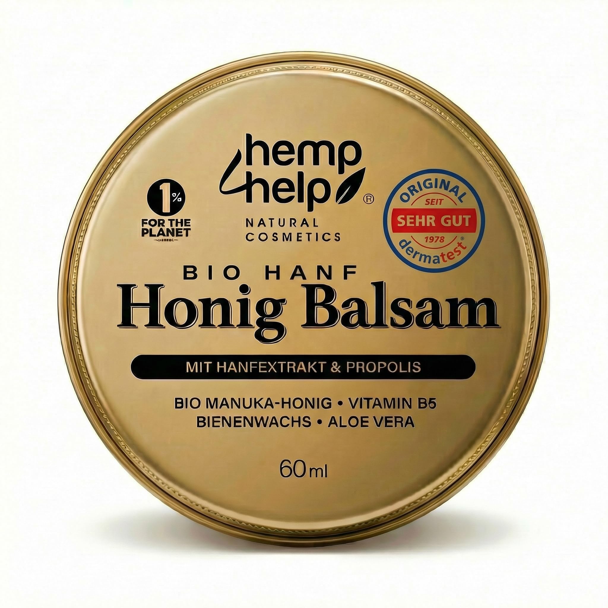 Skin Balm – Soothes Dry, Cracked Skin, Eczema, Psoriasis – Dermatologist-Recommended, Eco-Friendly, Plastic-Free Packaging, Cruelty-Free - 60ml