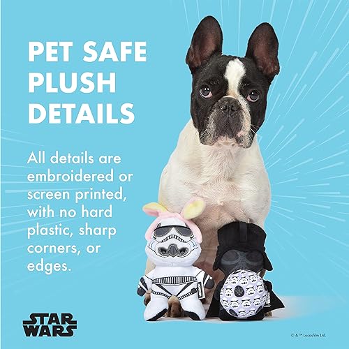Miniatura 8 de STAR WARS FF19498 - Juguete chirriante de Stormtrooper para mascotas, juguete relleno de Stormtrooper de 6 pulgadas para perro, conejo de Pascua