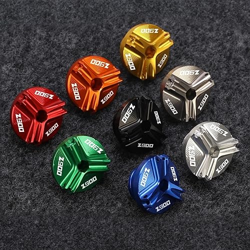 Miniatura 6 de Para Kawasaki Z900 Z900RS Z 900 RS 2017 2018 2019 2020 2021 M20* 2.5 CNC Motor de motocicleta Llenador de aceite Copa Tapón Tapa Tornillo