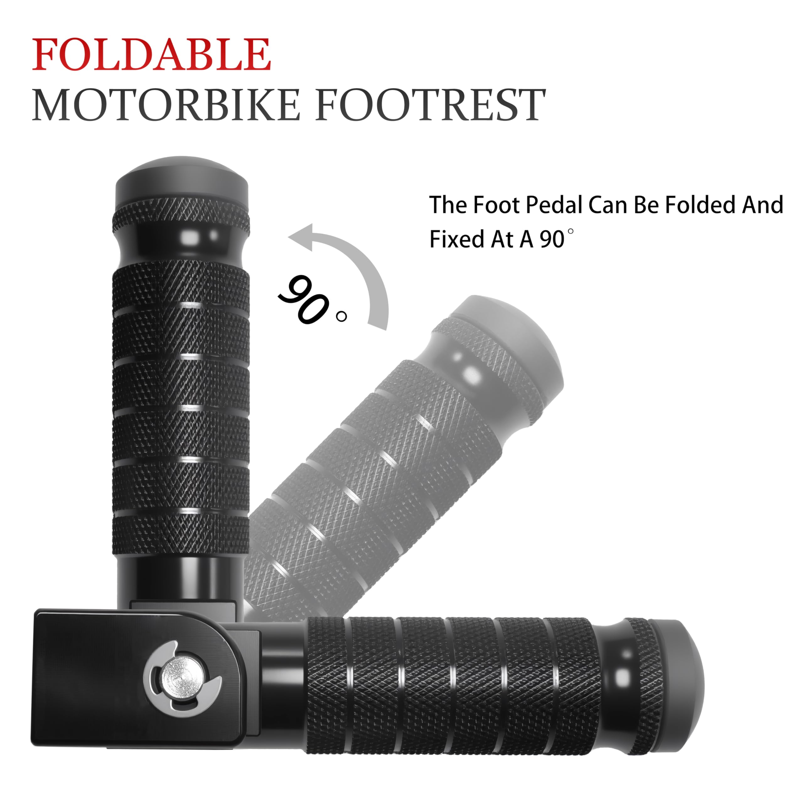 Bike Rear Footrest Bike Folding Foot Peg Rest Footrest Foot Peg Bike Kid Bicycle - View #4