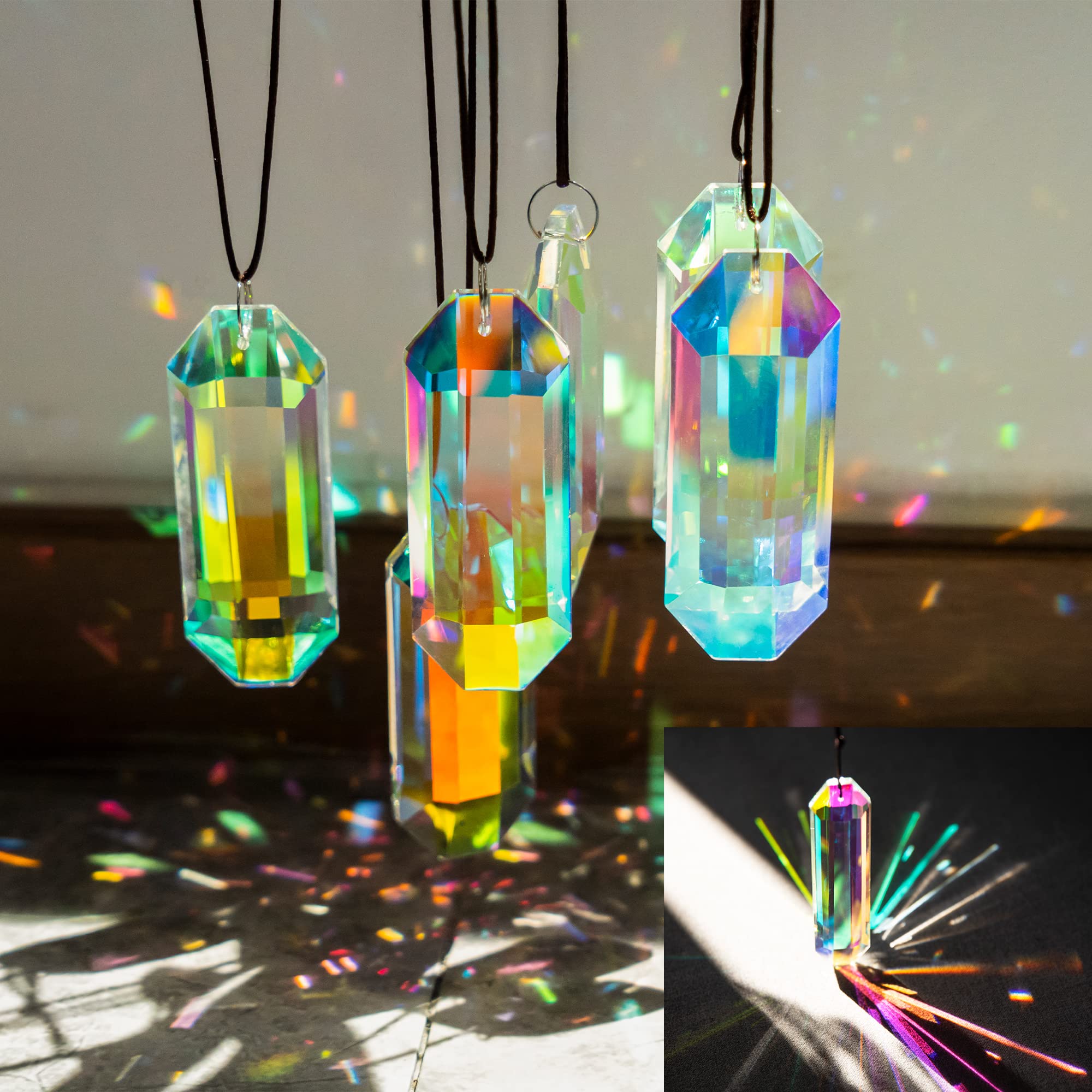 Attrape-soleil en cristal coloré pour apporter poésie et harmonie dans votre maison