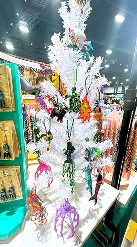 Miniatura 2 de Figura colgante de perezoso con cuentas, adorno de adorno de semillas de vidrio checo con cuentas colgantes, decoración hecha a mano, accesorios